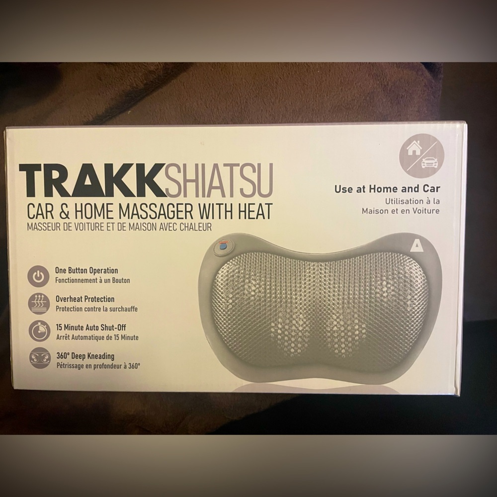 Trakkshiatsu car & home massager with heat